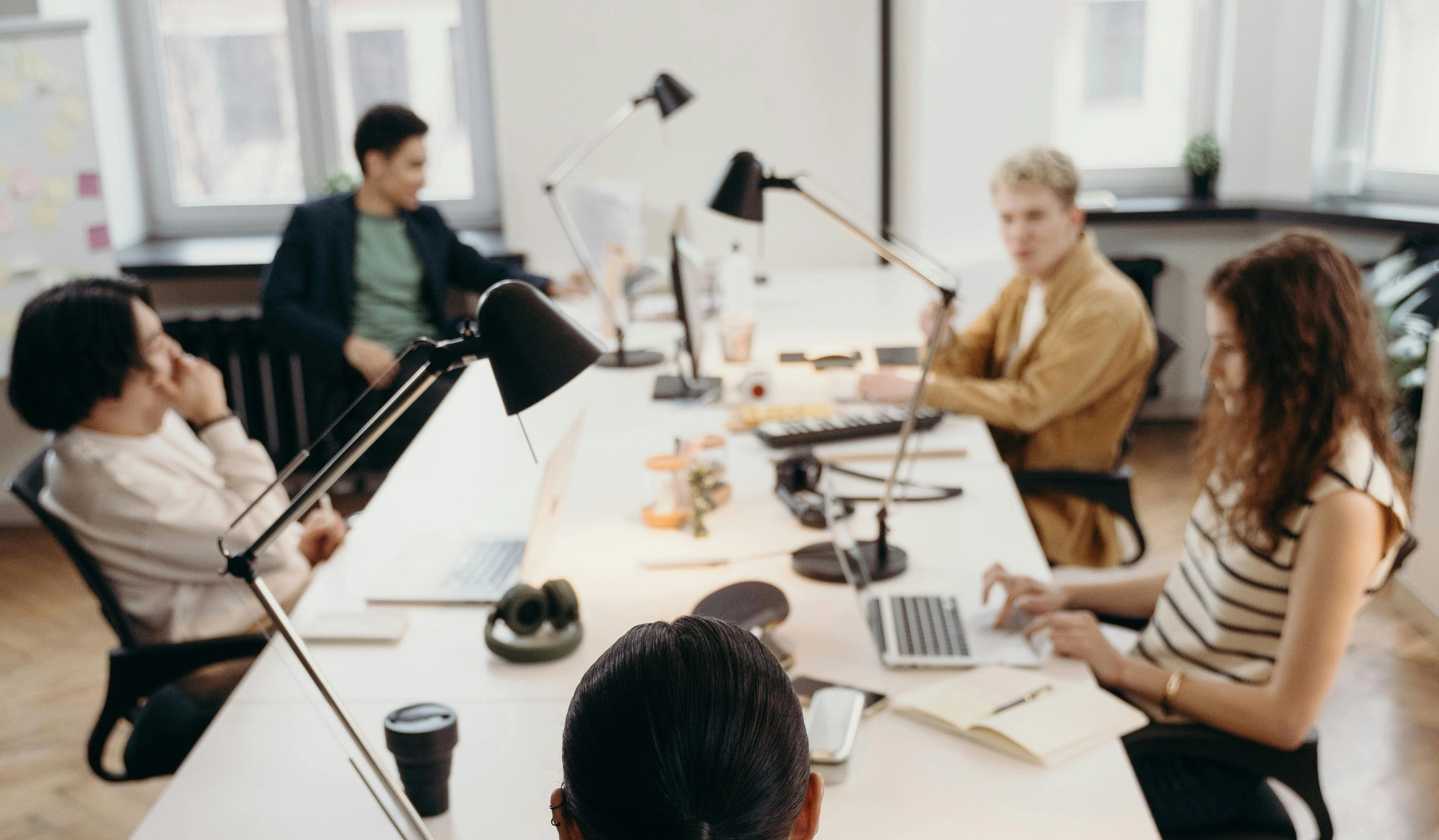 people in a meeting
