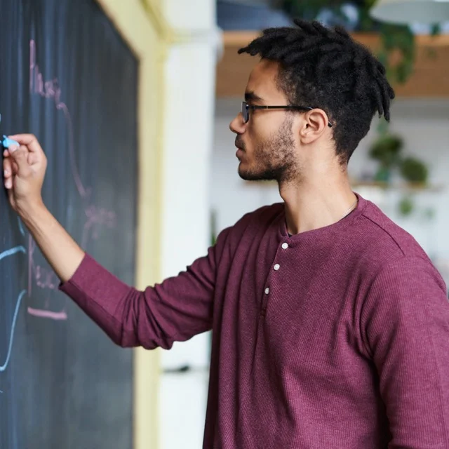 person studying for the cap exam